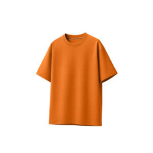 Oversized T-Shirt for Men – 240 GSM Cotton Blend Round Neck Solid Tee