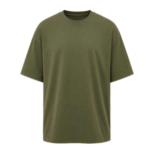 Classic Loom T-Shirt for Men | Cotton | Olive Green Color