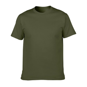 Classic Loom T-Shirt for Men | Cotton Round Neck Tee Green Color